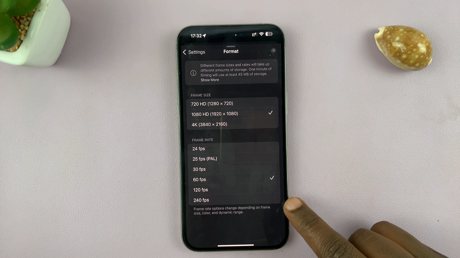 How To Change Frame Rate In Final Cut Camera App