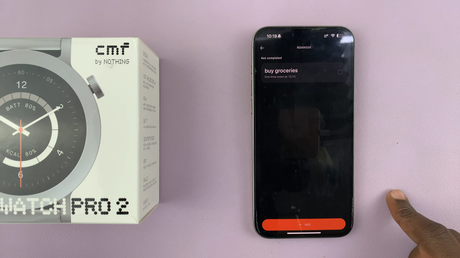 Add More Reminders On CMF By Nothing Watch Pro 2