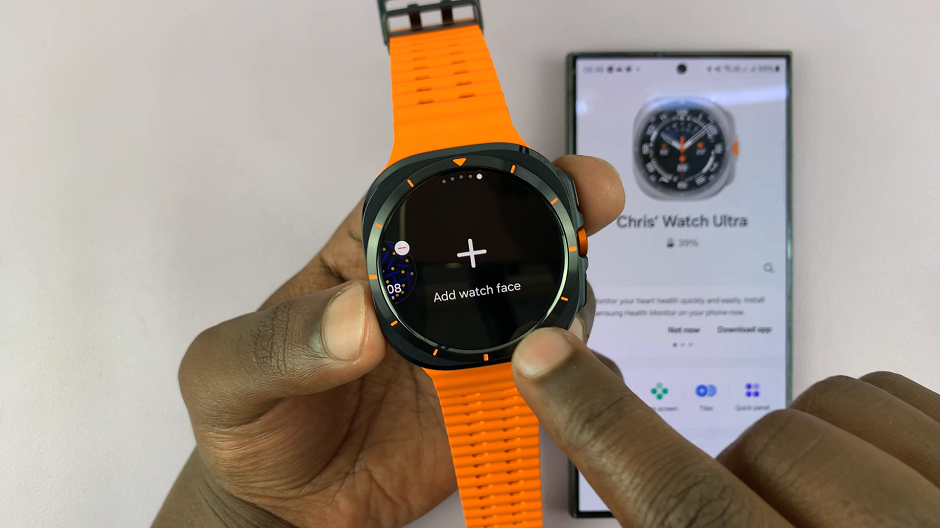 Change Watch Face On Samsung Galaxy Watch Ultra