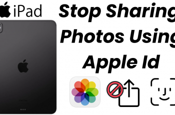 Stop Sharing Photos on iPad with Other Apple Devices