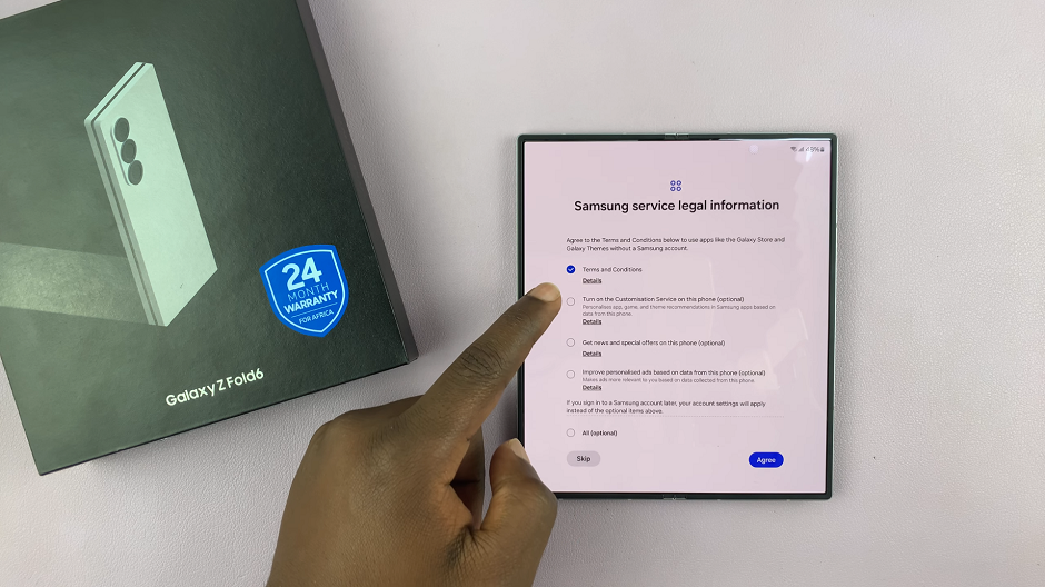 How To Set Up Samsung Galaxy Z Fold 6 For Beginners