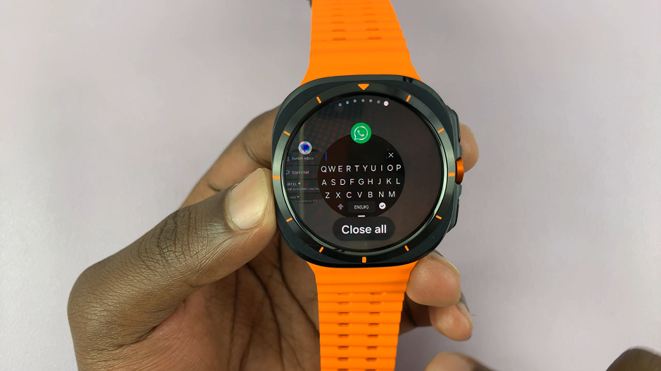 How To See Recently Opened Apps On Galaxy Watch Ultra