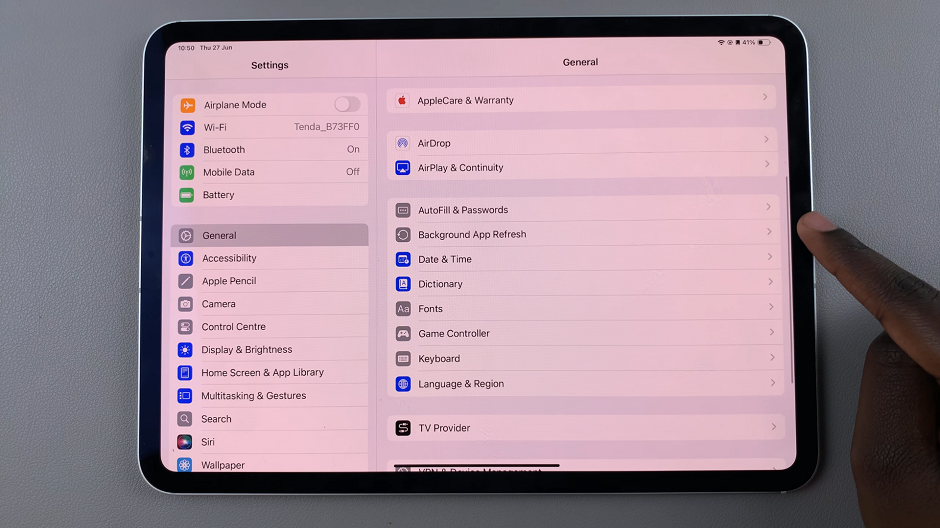 How To Enable/Disable 'Background App Refresh' Over Cellular Data On iPad