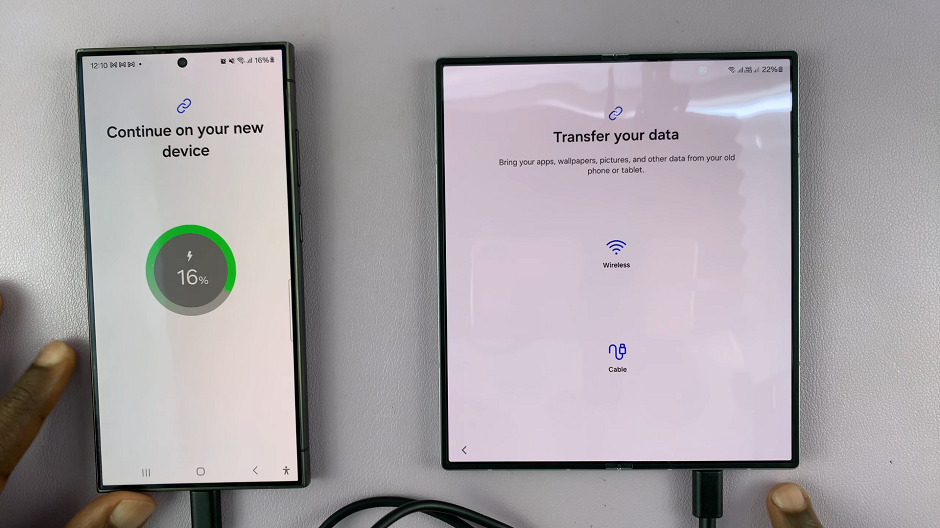 How To Set Up Galaxy Z Fold 6 By Transferring Data From Old Galaxy Phone