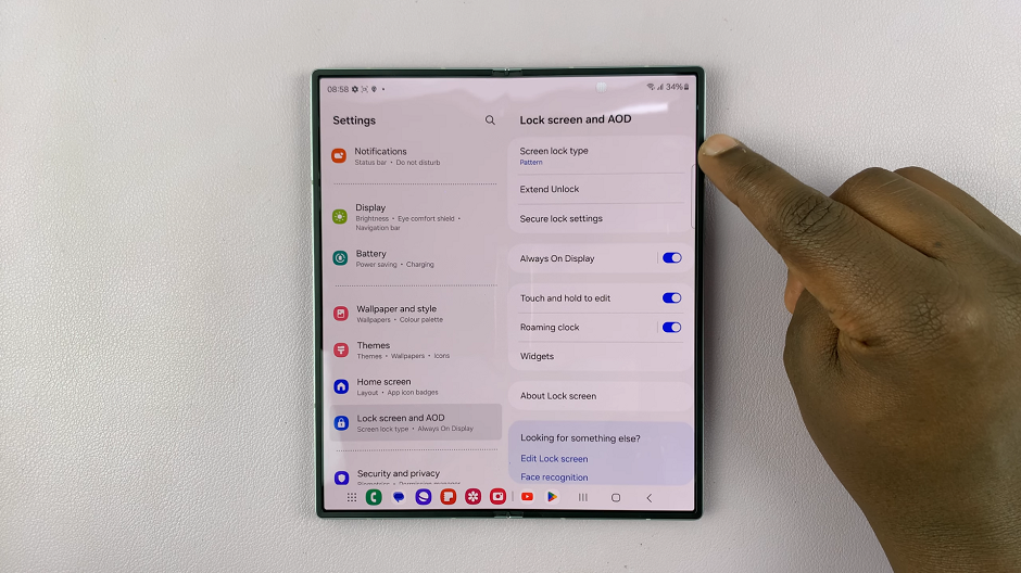 How To Set Up Lock Screen Pattern On Galaxy Z Fold 6