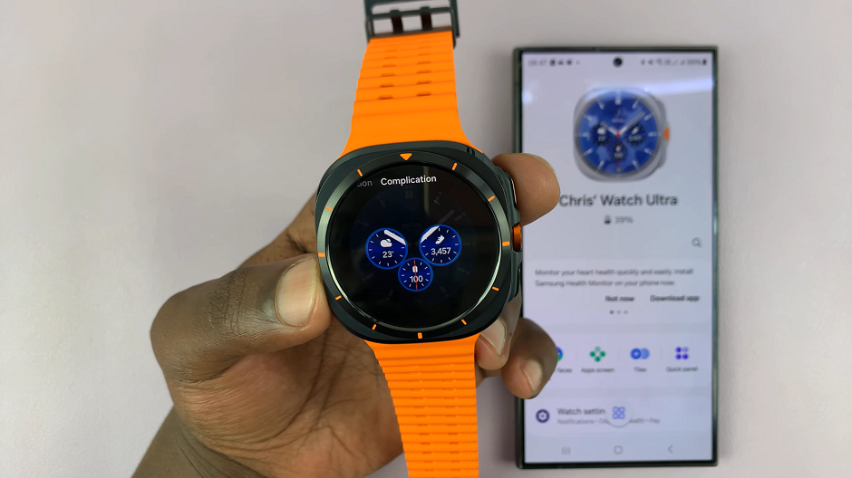 Complications on Galaxy Watch Ultra