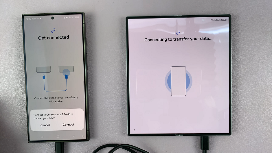 Set Up Galaxy Z Fold 6 By Transferring Data From Old Galaxy Phone