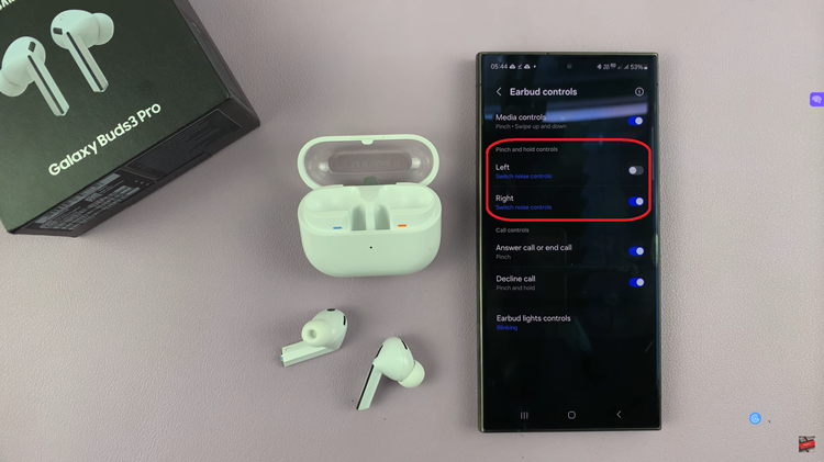 Disable Pinch and Hold Controls On Samsung Galaxy Buds 3 Pro