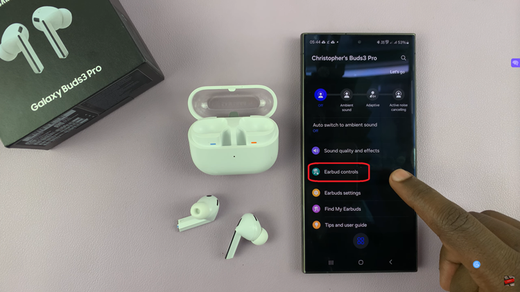 Enable Pinch and Hold Controls On Samsung Galaxy Buds 3 Pro