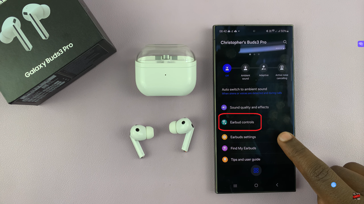 Enable 'Pause Media When One Earbud Is Removed' On Samsung Galaxy Buds 3 Pro