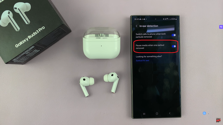 Enable 'Pause Media When One Earbud Is Removed' On Samsung Galaxy Buds 3 Pro