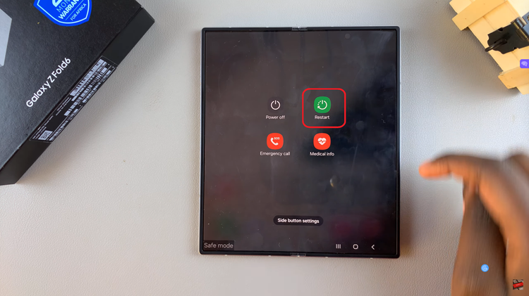 Exit Safe Mode On Samsung Galaxy Z Fold 6