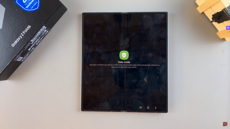 Enter Safe Mode On Samsung Galaxy Z Fold 6