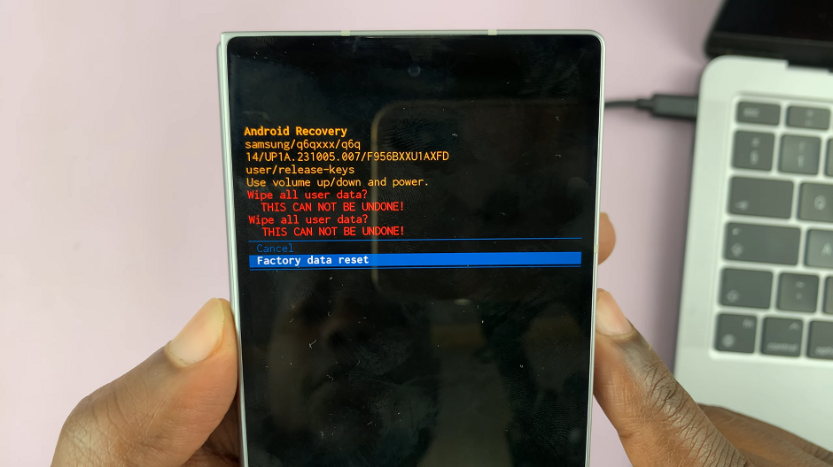 How To Factory Reset Galaxy Z Fold 6