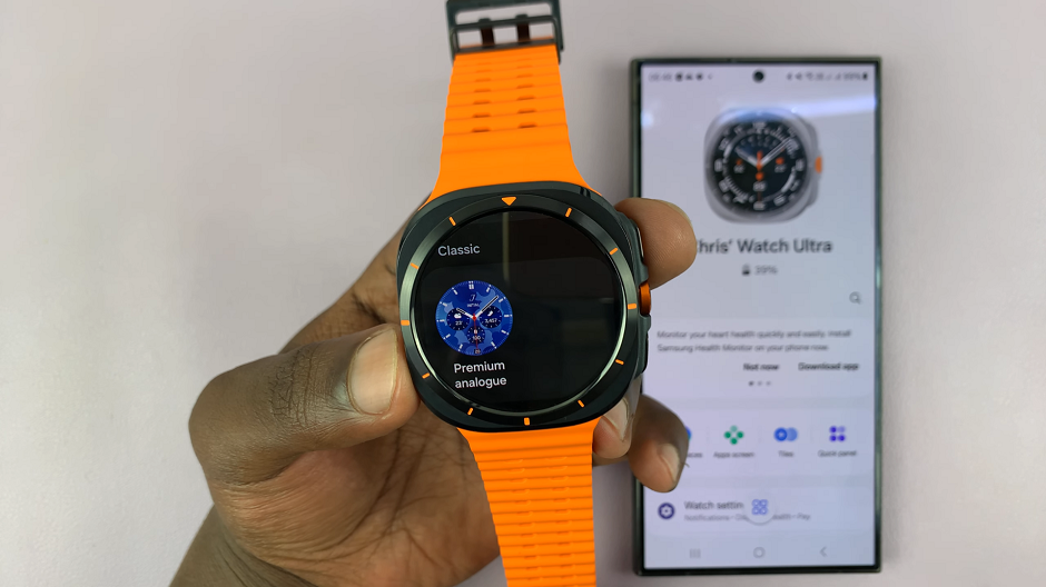 How To Change Watch Face On Samsung Galaxy Watch Ultra