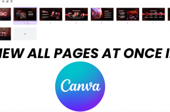 How to View All Pages at Once in Canva