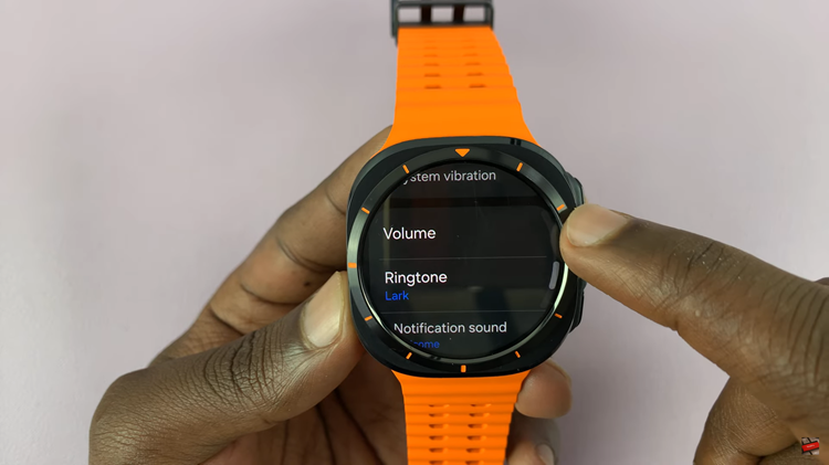 How To Adjust Notification Sound Volume On Samsung Galaxy Watch Ultra