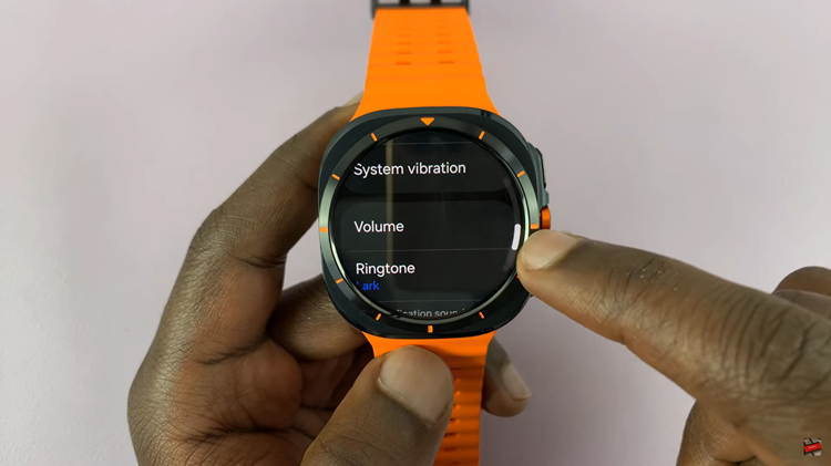 How To Adjust Ringtone Volume On Samsung Galaxy Watch Ultra