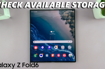 How To Check Available Storage Space On Samsung Galaxy Z Fold 6