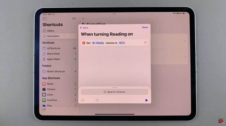 How To Create An Automation On iPad