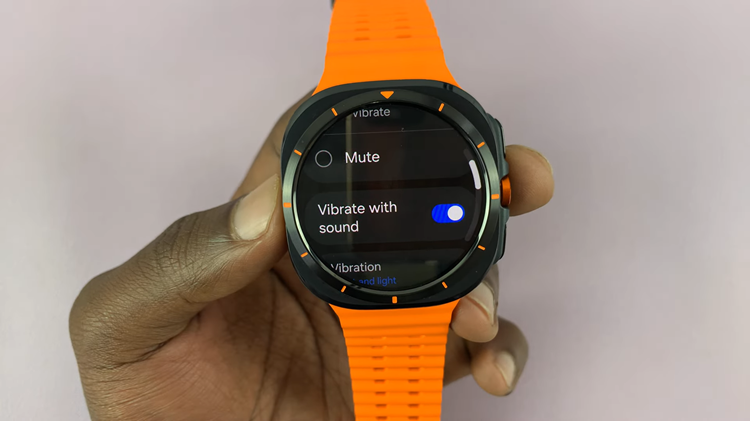 How To Disable Vibrate With Sound On Samsung Galaxy Watch Ultra