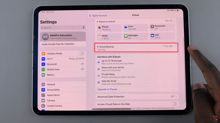 How To Disable iCloud Backups For Specific Apps On iPad