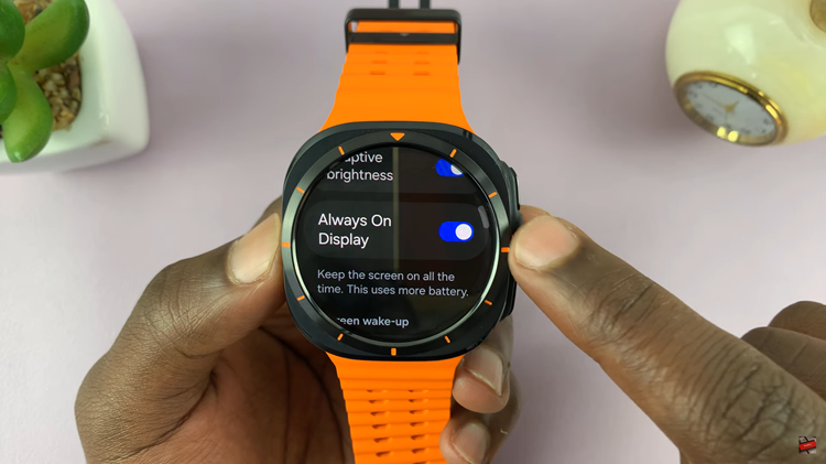 Galaxy Watch Ultra How To Enable Disable Always ON Display