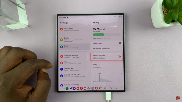 How To Enable & Disable Battery Protection On Samsung Galaxy Z Fold 6