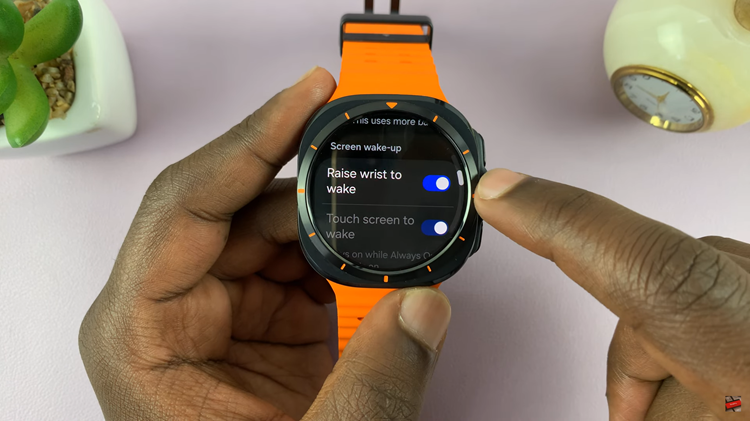 How To Enable & Disable Raise Wrist To Wake On Samsung Galaxy Watch Ultra