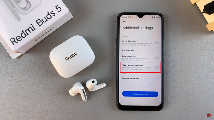 How To Enable & Disable 'Take Calls Automatically' On Redmi Buds 5