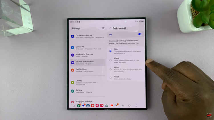 How To Enable Dolby Atmos On Samsung Galaxy Z Fold 6
