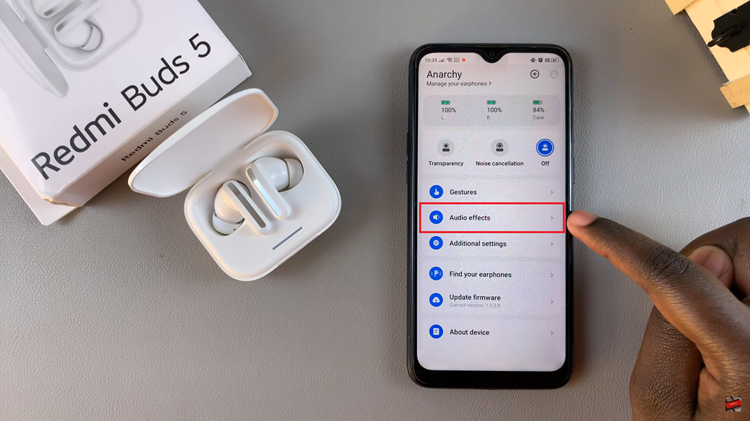 How To Manage Audio Effects On Redmi Buds 5