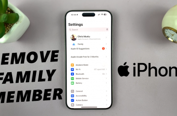 How To Remove Family Member On iPhone