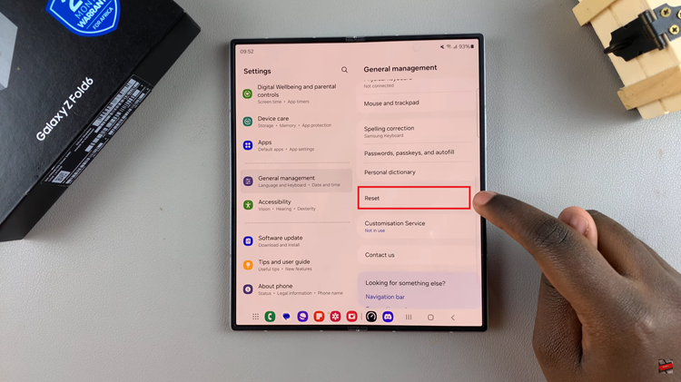 How To Reset Network Settings On Samsung Galaxy Z Fold 6