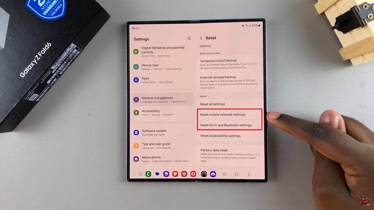 How To Reset Network Settings On Samsung Galaxy Z Fold 6