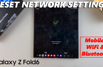 How To Reset Network Settings On Samsung Galaxy Z Fold 6