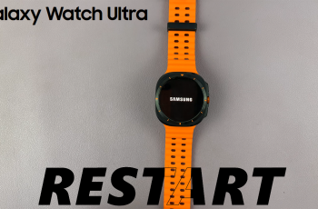 How To Restart Samsung Galaxy Watch Ultra