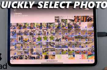 How To Select Multiple Photos Quickly On iPad
