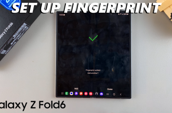 How To Set Up Fingerprint On Samsung Galaxy Z Fold 6