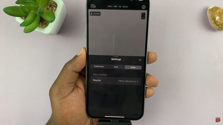 How To Switch Microphone In Final Cut Camera App On iPhone