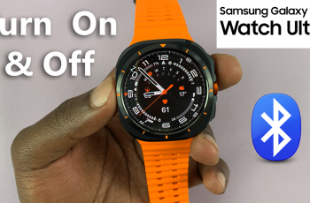 How To Turn Bluetooth ON / OFF On Samsung Galaxy Watch Ultra