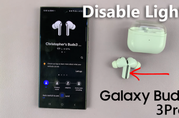 How To Turn OFF Lights On Samsung Galaxy Buds 3 Pro