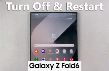 How To Turn OFF / Restart Samsung Galaxy Z Fold 6