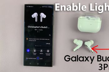 How To Turn ON Lights On Samsung Galaxy Buds 3 Pro