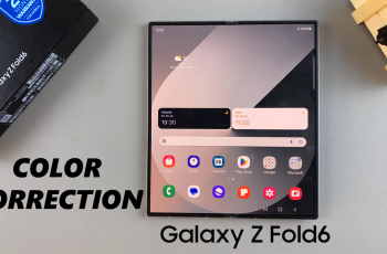 How To Turn ON & OFF Color Correction On Samsung Galaxy Z Fold 6