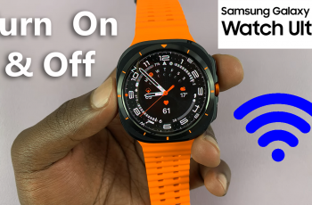 How To Turn Wi-Fi ON / OFF On Samsung Galaxy Watch Ultra