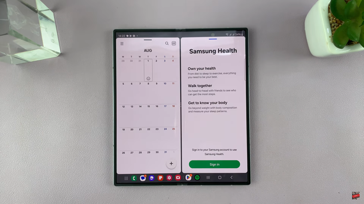 How To Use Split Screen In Samsung Galaxy Z Fold 6