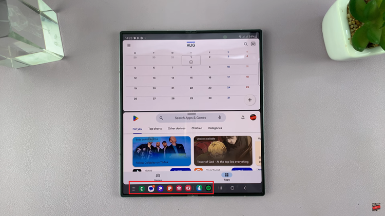 How To Use Split Screen In Samsung Galaxy Z Fold 6