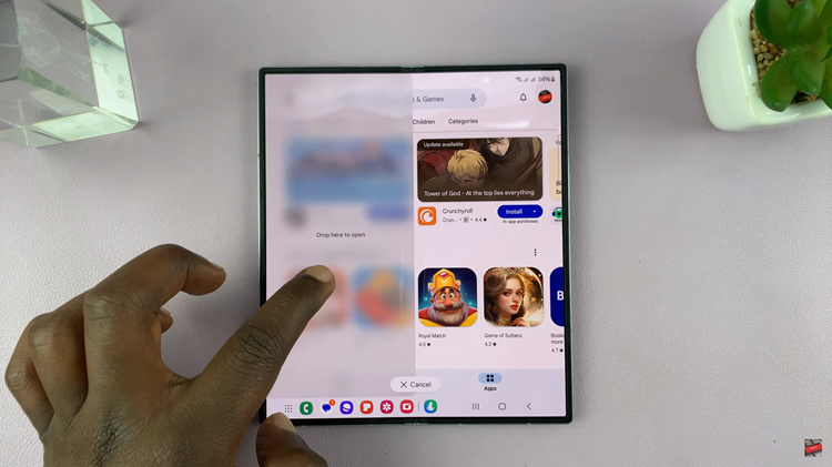 How To Use Split Screen In Samsung Galaxy Z Fold 6