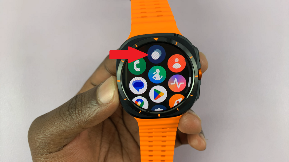 Active App Icon On Galaxy Watch Ultra